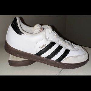 Adidas Samba Classic 463655 White / Black Casual Shoes Sneakers Boys Size 3